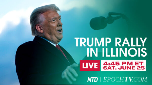 LIVE on June 25, 4:45 PM: Trump Speaks at Rally in Mendon, Illinois