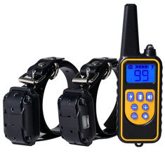 Remote Training Collar 1000 Yards For Two Dogs