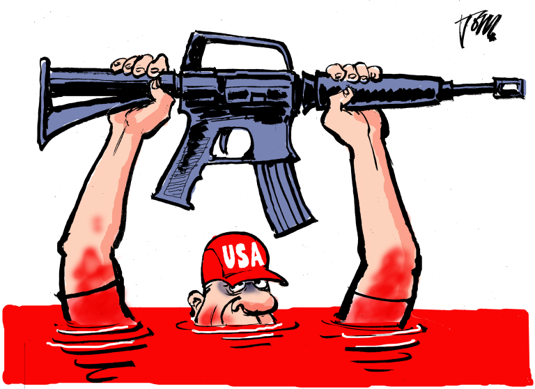 Assault weapons cause carnage at mass shootings