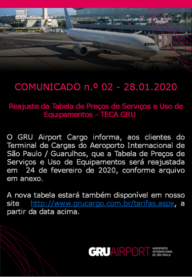 COMUNICADO GRU AIRPORT