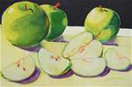 Green Apples - Posted on Sunday, November 23, 2014 by Judy A Dawson