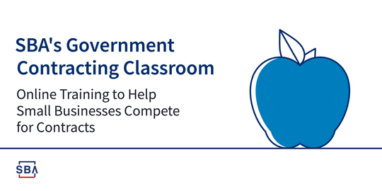 Government contracting classroom