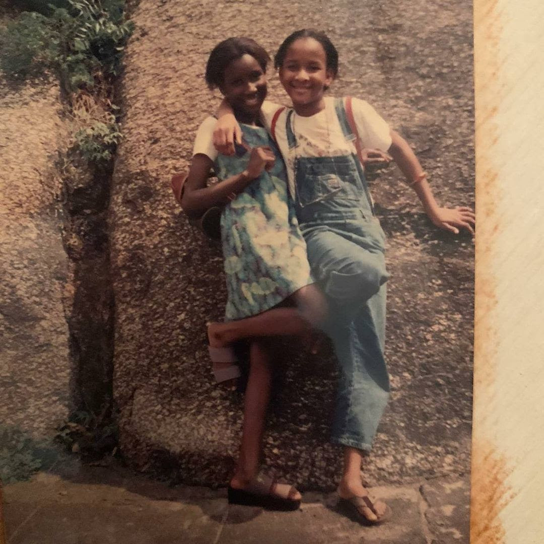 "She would have been my spec even when I was 10" - Banky W says as he shares photos of his wife, Adesua, as a girl