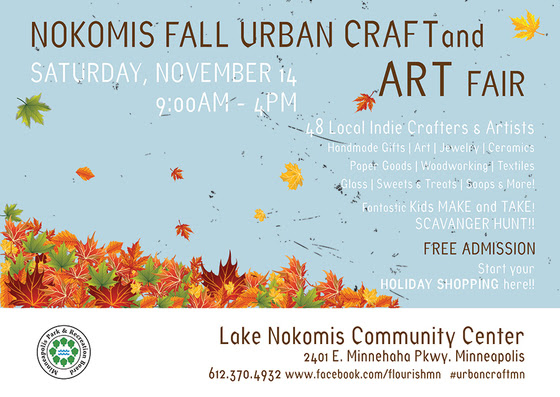 nokomis urban craft fair flyer