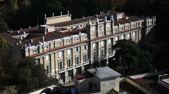 Vista del Palacio de Liria, residencia en Madrid de la duquesa de Alba.