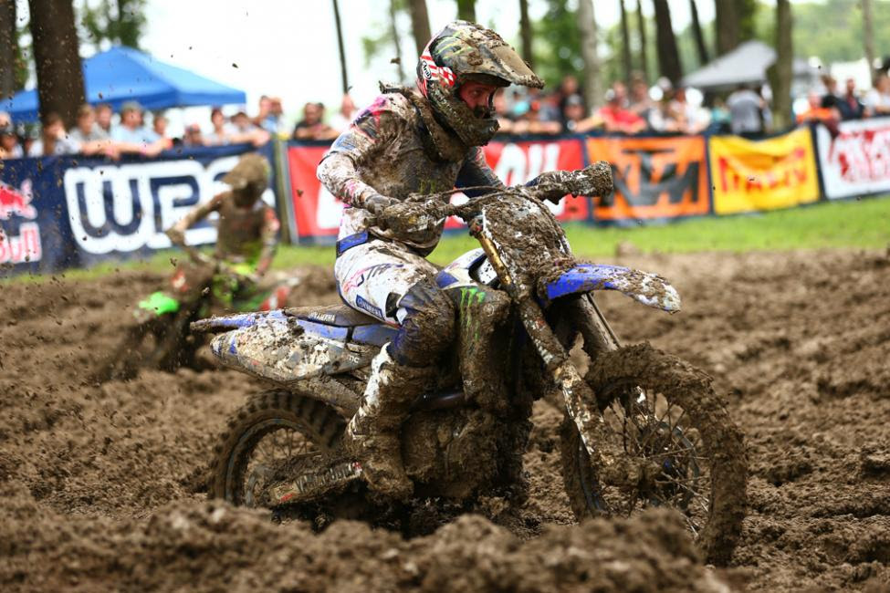 Barcia's goggle-less first moto win vaulted him to his first overall victory since 2015.