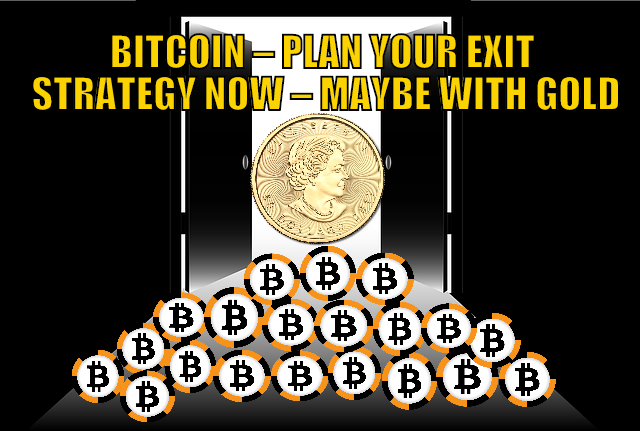 Bitcoin – Plan Your Exit Strategy Now – Maybe With Gold