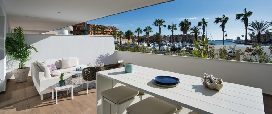 Pier, apartments and penthouses in La Marina de Sotogrande