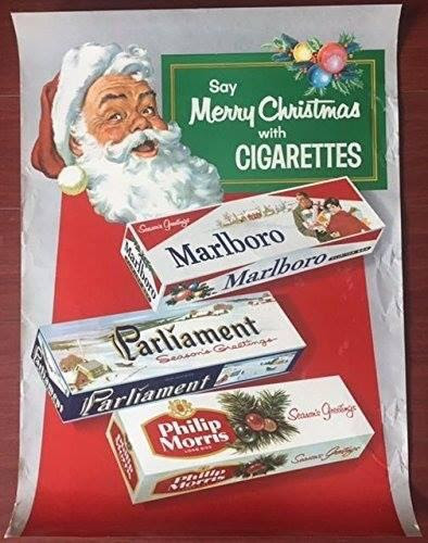 Santa promoting Marlboro