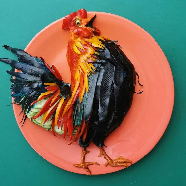 Animal Food Art by De Meal Prepper