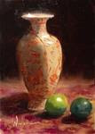 Chinese Urn and Limes - Posted on Friday, January 9, 2015 by Dorothy Woolbright