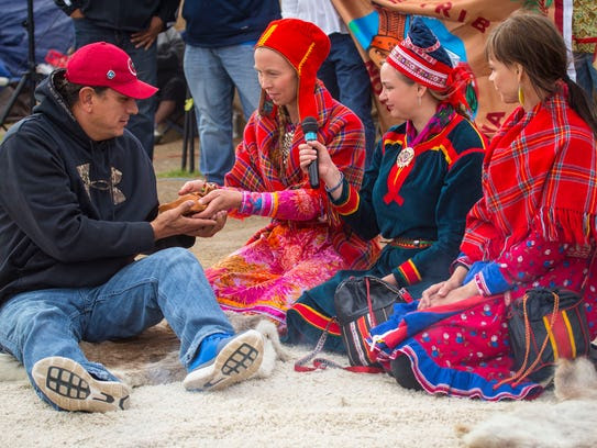 Standing Rock Sioux Chairman Frank Archambault II,