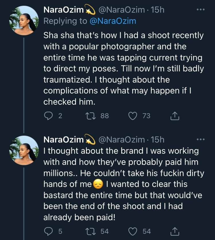 Photographer threatens lawsuit after a model accused him of