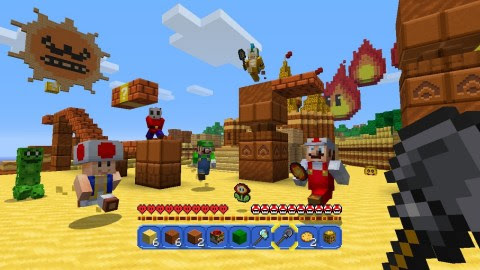 Nintendo is partnering with Mojang and Microsoft to bring the imaginative worlds of the Super Mario ...