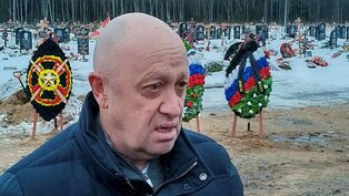 Wagner group leader Yevgeny Prigozhin, in connection with the funeral in Saint Petersburg of a soldier who died during a special operation in Ukraine.