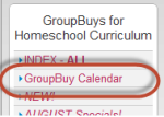 GroupBuy Calendar - See more GroupBuys coming to the Co-op