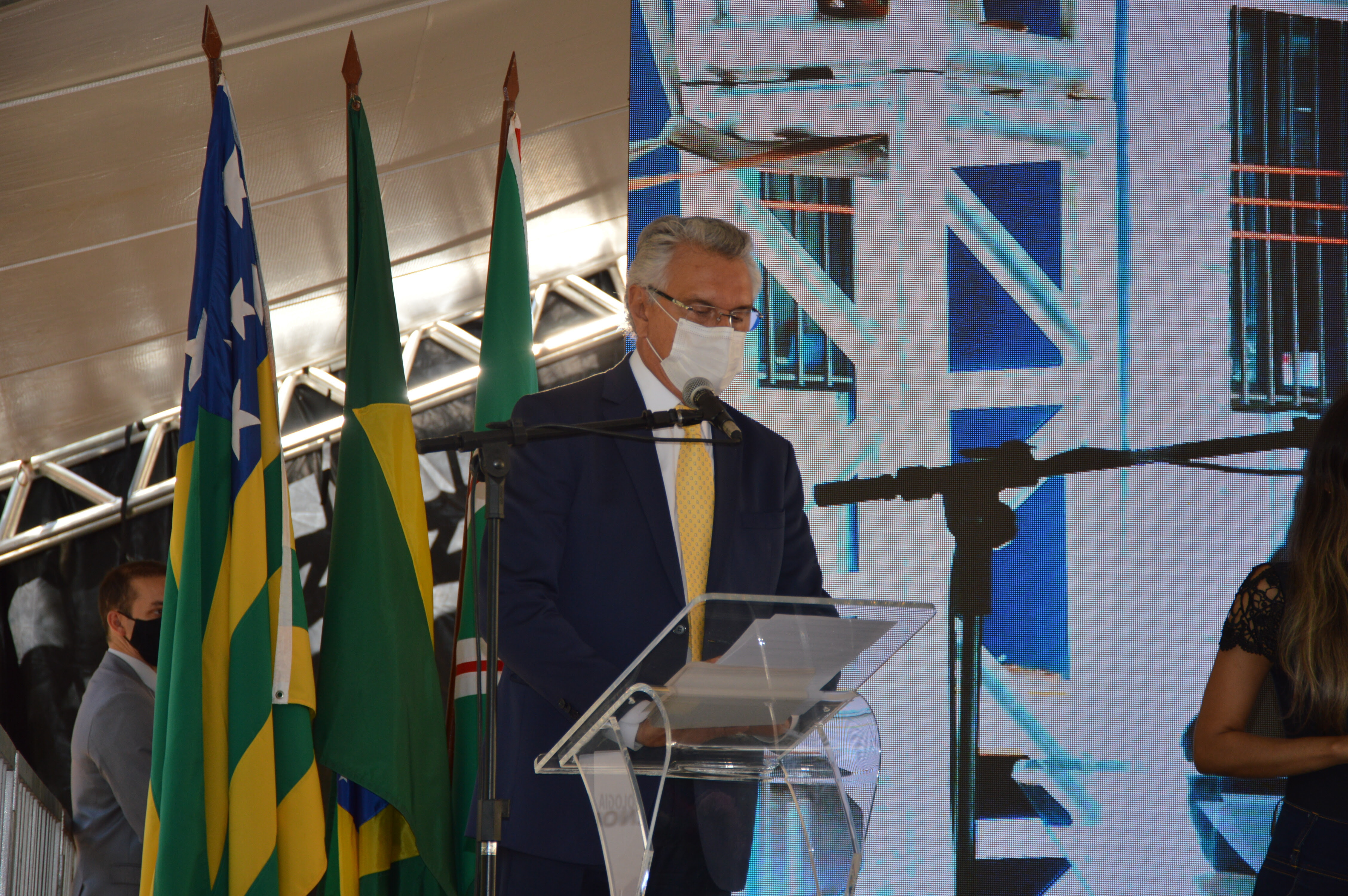Ronaldo Caiado inauguração HC