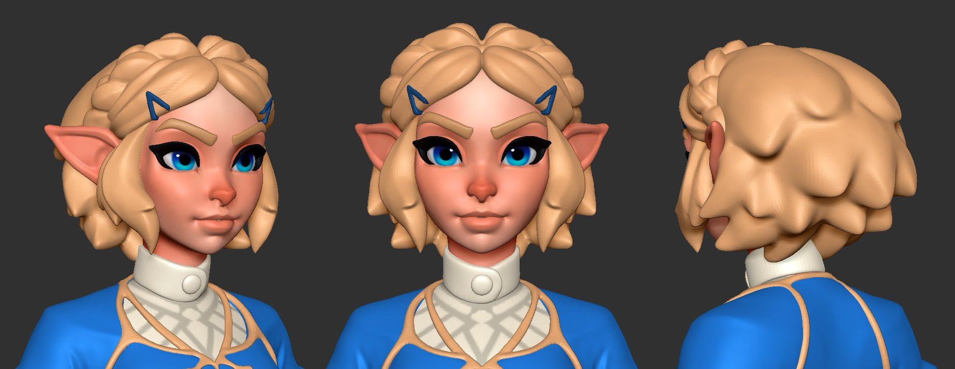 Zelda breath of the wild 2 Fan art - Finished Projects - Blender Artists  Community