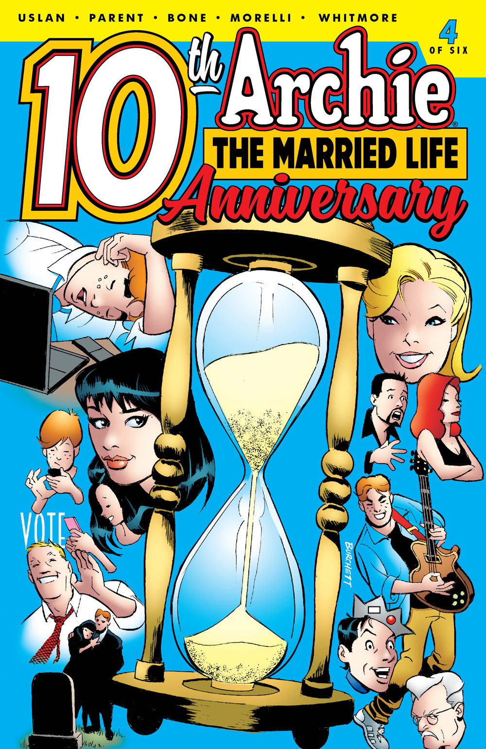ARCHIE THE MARRIED LIFE: 10th ANNIVERSARY #4: CVR B Burchett