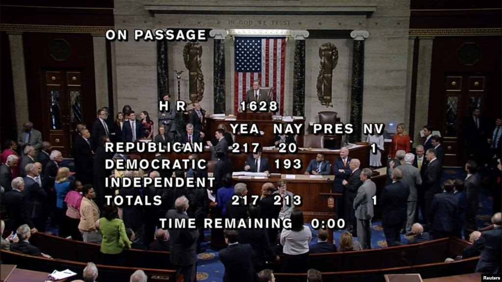 Hạ viện Mỹ bỏ phiếu thông qua dự luật bãi bỏ Obamacare 4/5/17