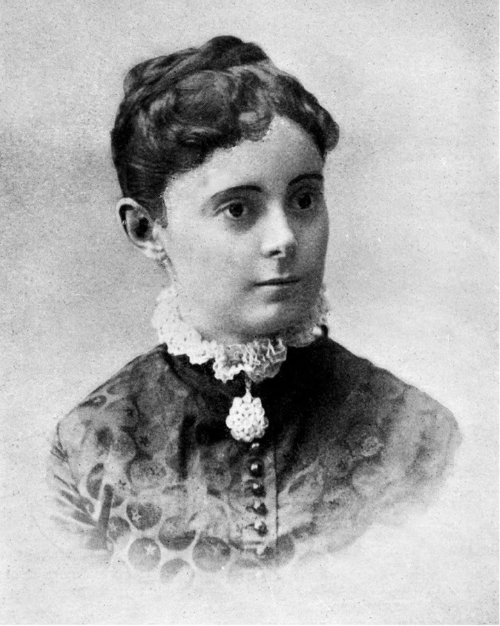Sarah Atkinson alrededor de 1883, cuando viajó a la Argentina con veintidós años.