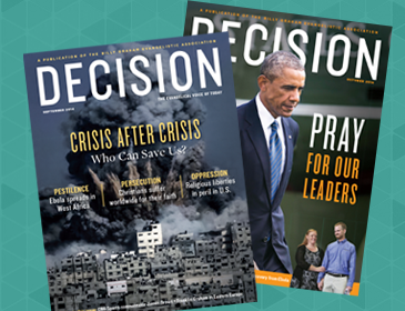 My interview with "Decision" magazine on the Arab-Israeli conflict.