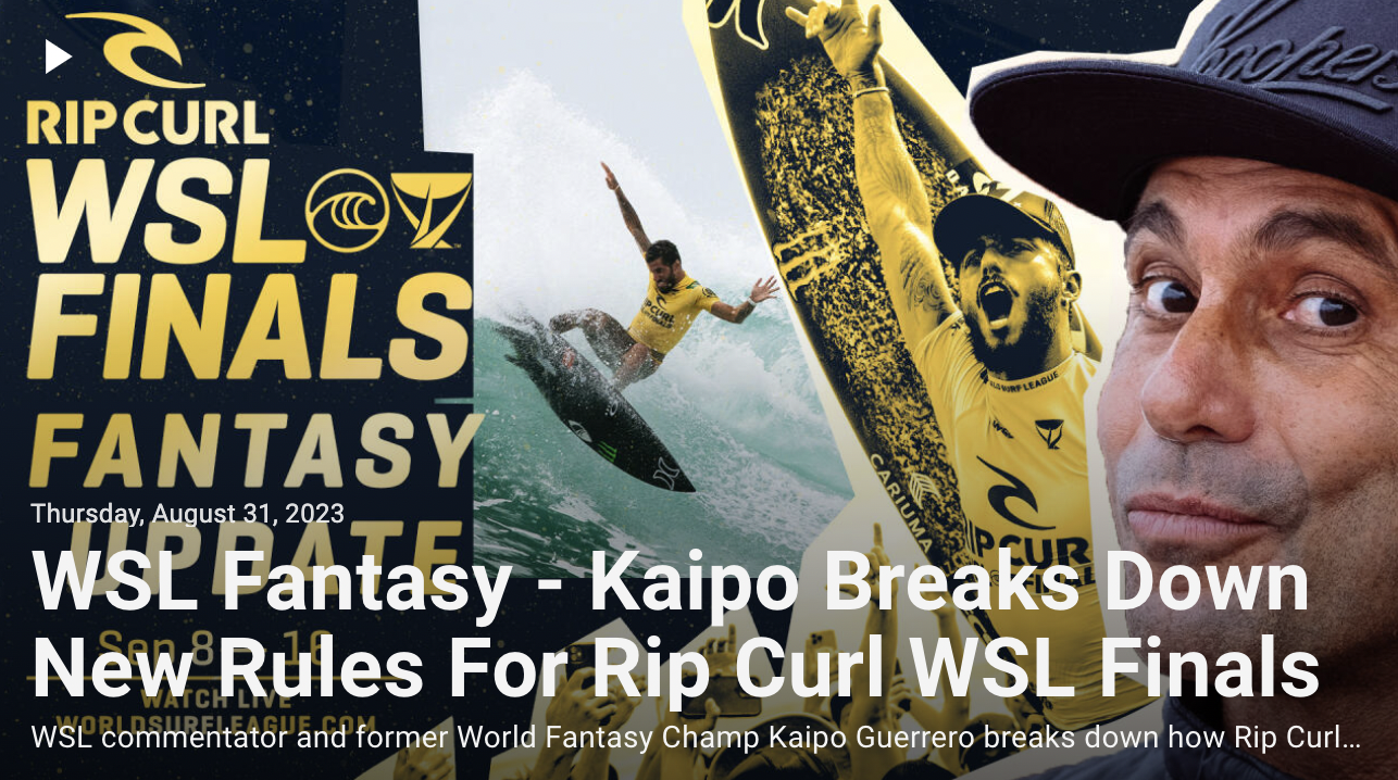 WILL TYLER WIN HER THIRD TITLE? Rip Curl WSL Finals September 8-16 