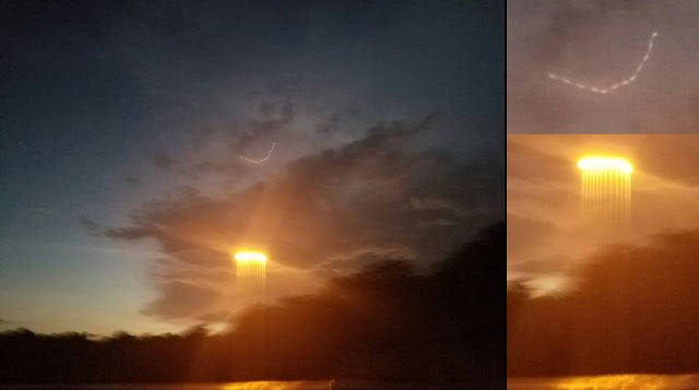 Deer Hunter Photographed Strange Beams of Light via Sun Cloud Phenomena Over the Missouri River, US (Video)