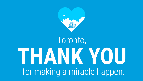 Toronto Miracle – Thank You to the Allenby Community for Your Support!