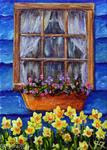 Daffodil Window - Posted on Friday, January 23, 2015 by Gloria Ester