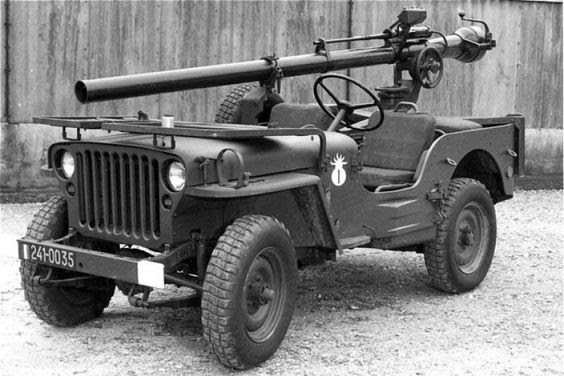m38 jeep recoiless rifle - Google Search