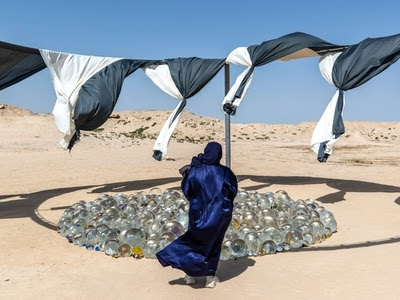 Olafur Eliasson puts climate change front and centre in Qatar exhibition and desert installation