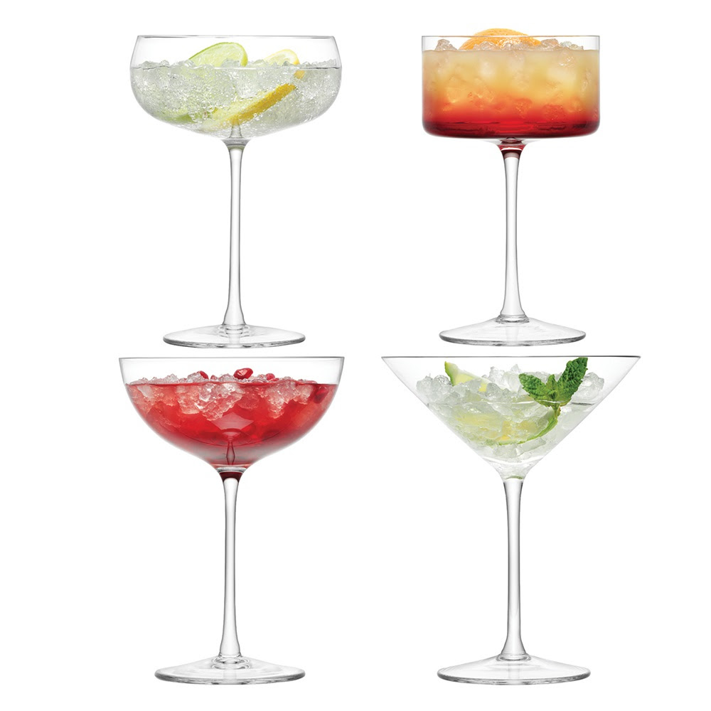 Lsa lulu cocktail champagne glass 4 piece set