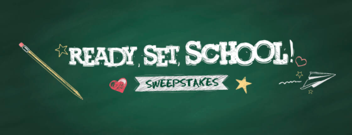 Ready, Set, School! Sweepstakes