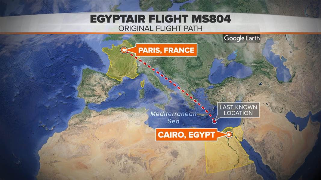 They Know Exactly Why EgyptAir Flight 804 Went Down and Where it Is
