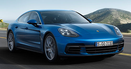 Porsche Panamera rangeHome grown: The 404kW 4.0-litre biturbo V8 in the latest Panamera was developed in-house by Porsche, but is set to be shared with other Volkswagen Group partners such as Audi.