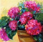 Pink Renewal Hydrangeas - Flower Garden Tours and Paintings by Nanc - Posted on Thursday, February 26, 2015 by Nancy Medina