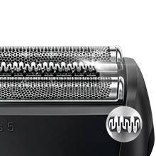 Braun 5 5147s Rasoio Elettrico Ricaricabile, Nero/Blu/Cromato