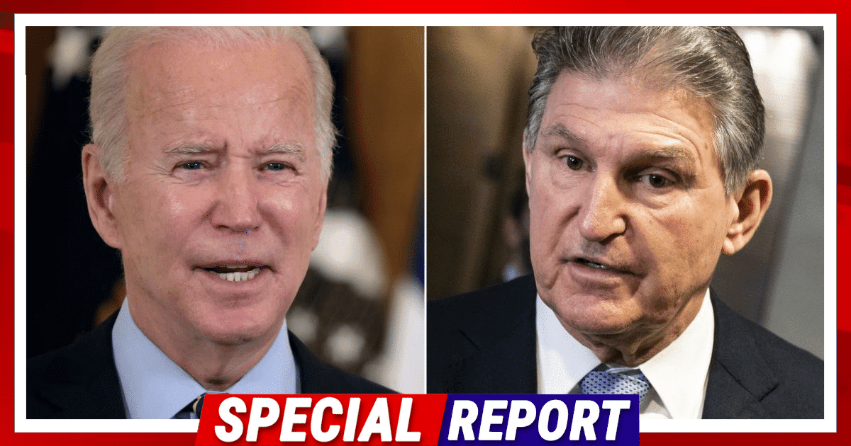Joe Manchin Rocks D.C. with Shock Admission - And Biden Is Losing His Mind Over This