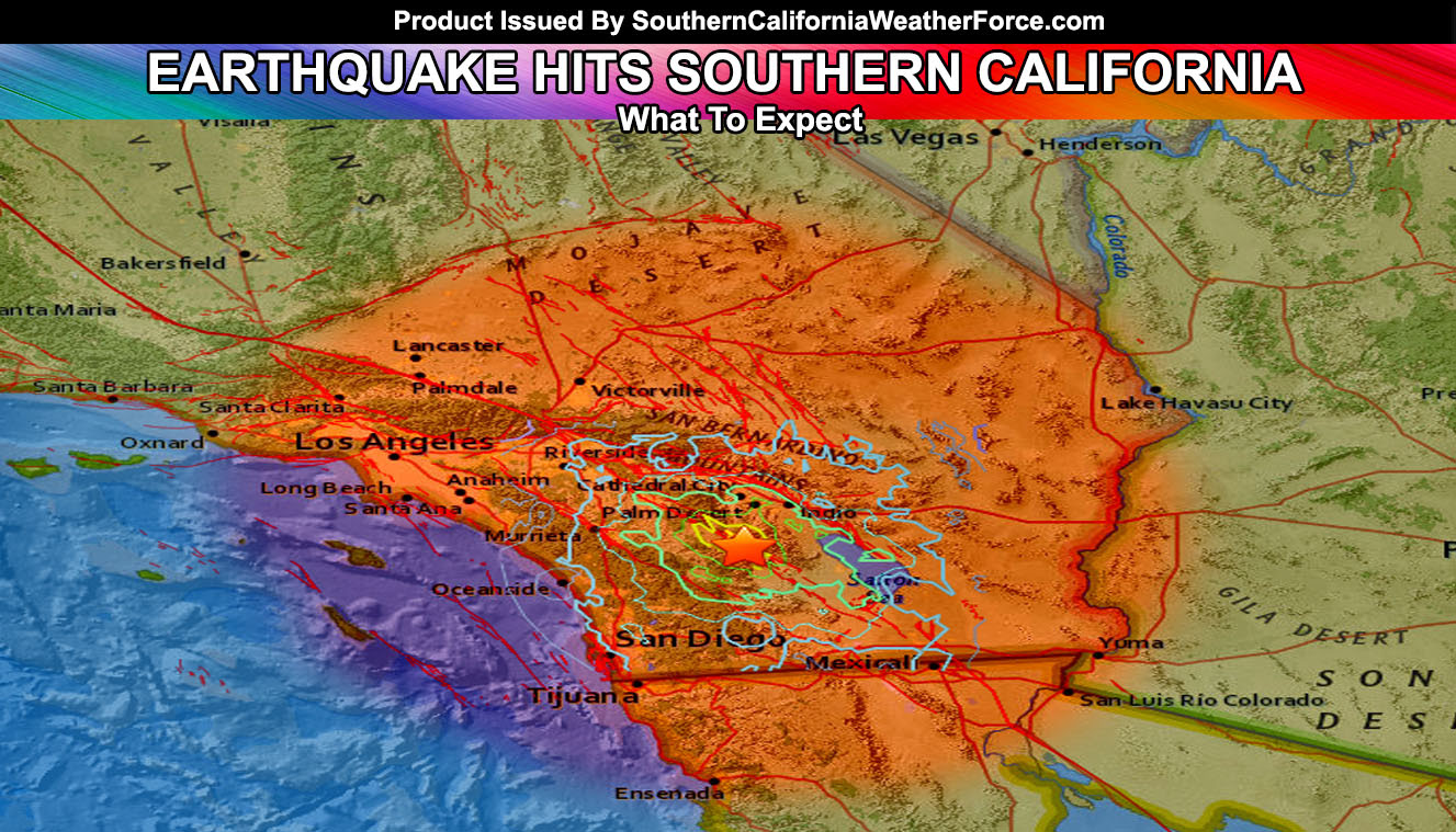 Earthquake Shakes Southern California On Friday Morning; Area Unsettled Over Next Week