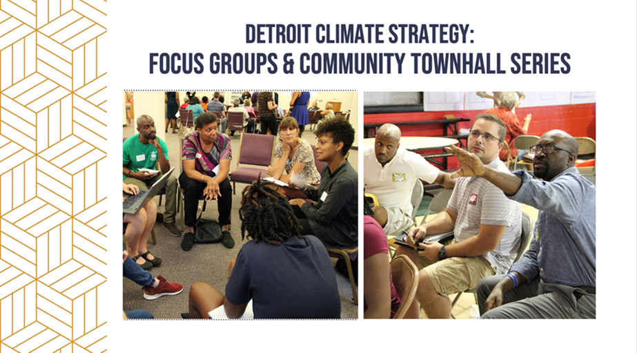 Detroit Climate Strategy series flyer
