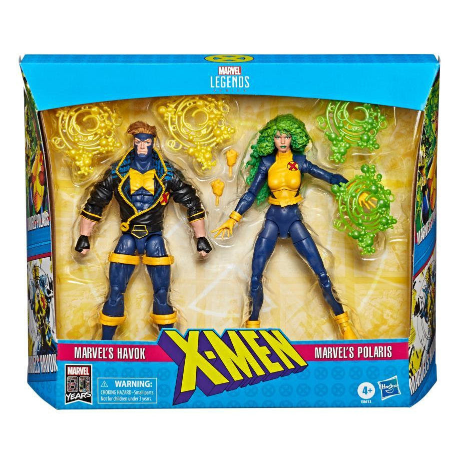 Image of Marvel Legends 90s Havok and Polaris 6-Inch Action Figures - Exclusive - OCTOBER 2019