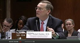 photo of Dr. Kadlec testifying
