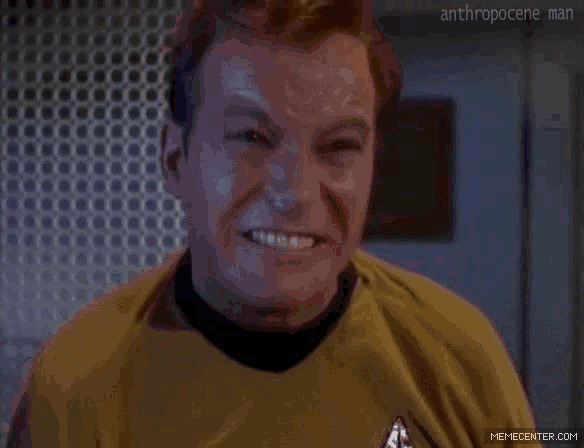 Image result for MAKE GIFS MOTION IMAGES OF CAPTAIN KIRK LOOKING STUPID