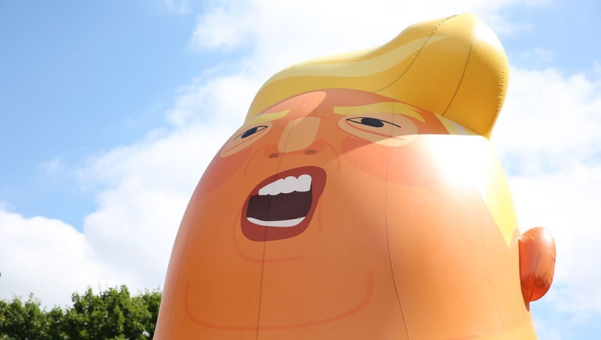 Trump Supporters Raise Thousands To Pay Legal Fees Of Man Who Popped ‘Baby Trump’ Balloon