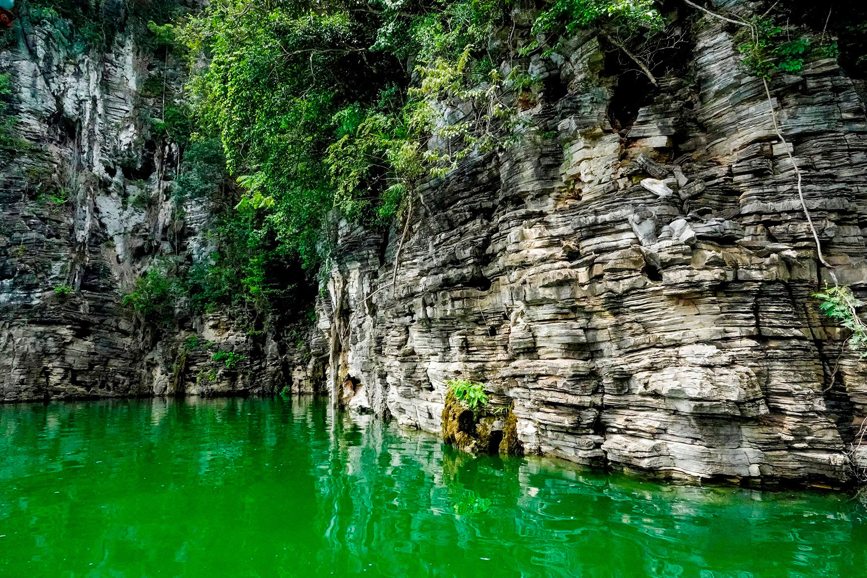 Hồ nước ngọt nhân tạo lớn nhất Tuyên Quang hiện ra đẹp như phim, có ngọn thác đổ, rừng nguyên sinh - Ảnh 7.