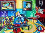 Expressions of Marie Therese - Picasso's Greatest Muse Interior Painting by k Madison Moore - Posted on Saturday, November 22, 2014 by K. Madison Moore