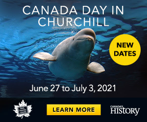 Save your spot and spend Canada Day in Churchil - ride the rails and watch the whales!
