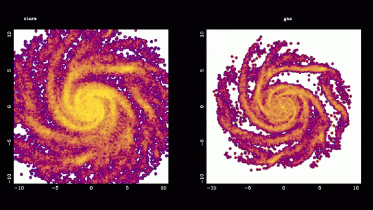 Barred Galaxy Simulation