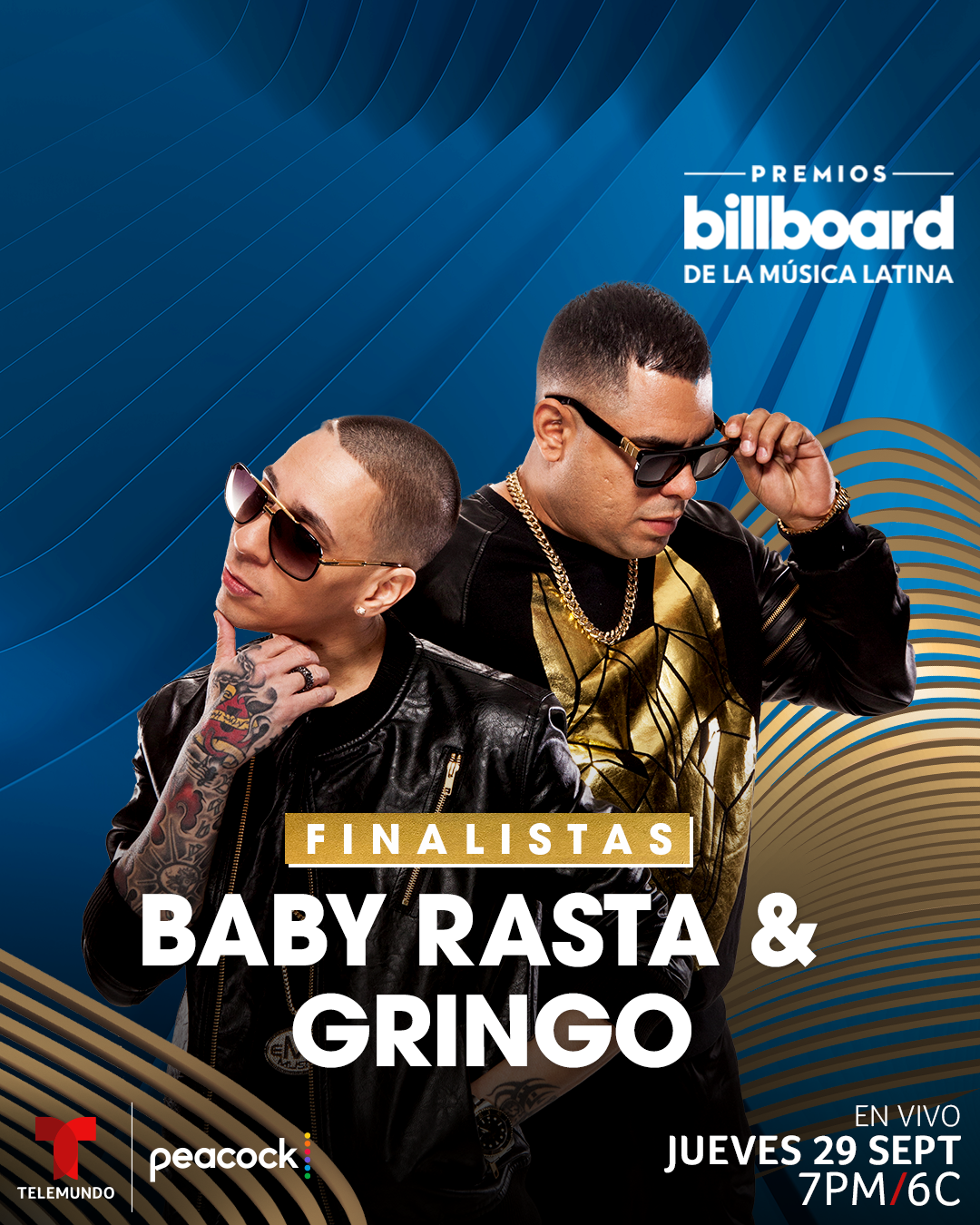 EL DUO LEGENDARIO BABY RASTA & GRINGO SON FINALISTAS EN LOS PREMIOS